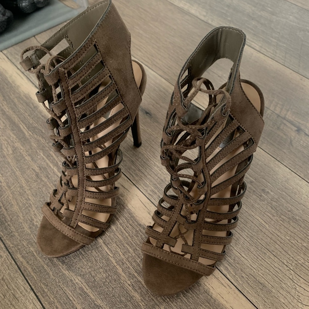 Brown Forever 21 heels Size 6